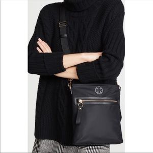 Tory Burch Tilda crossbody black nylon EUC